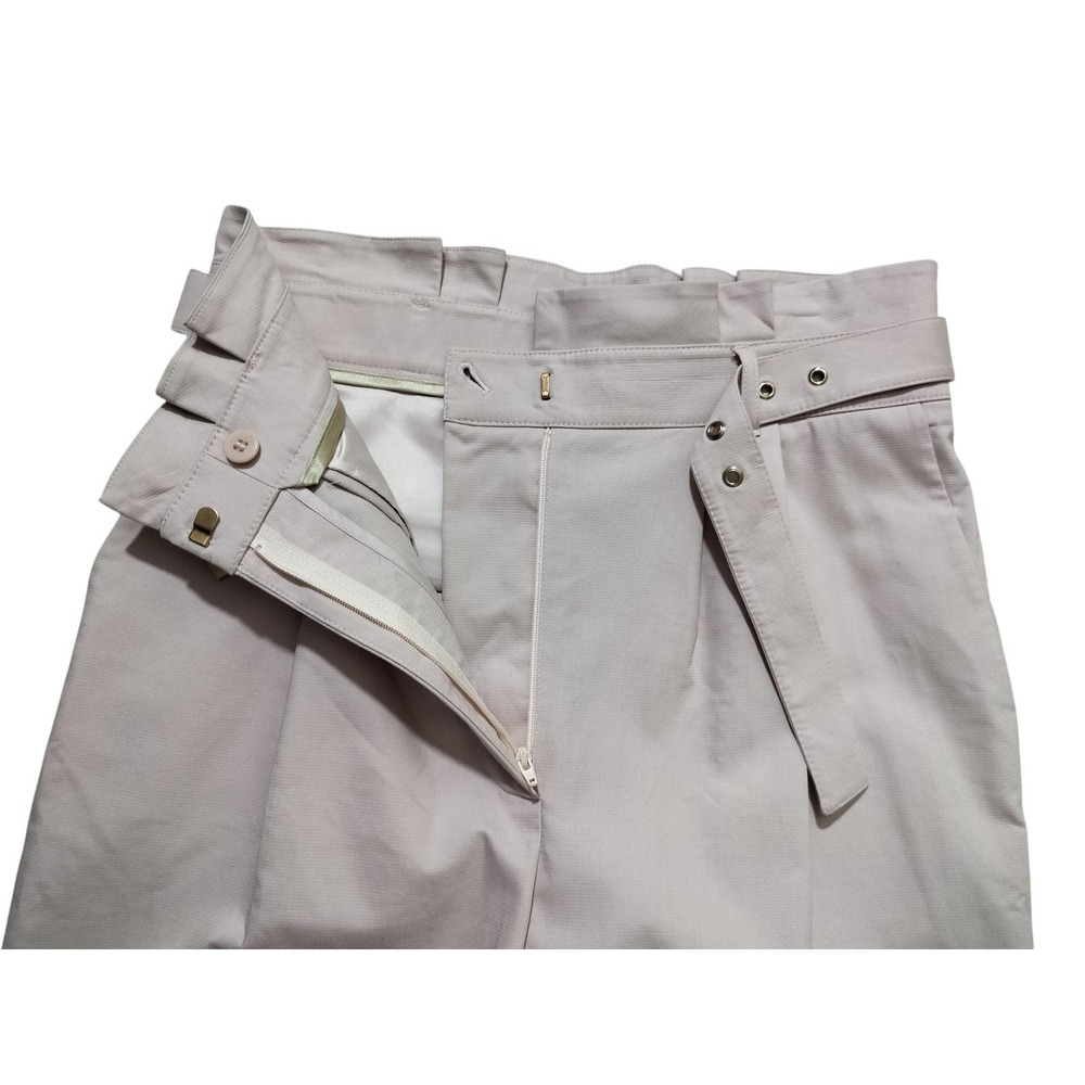 New Ted Baker London Women's Tan Lucjat Tailored Welt Pockets Trouser Pants Sz 6 - Picture 5 of 12